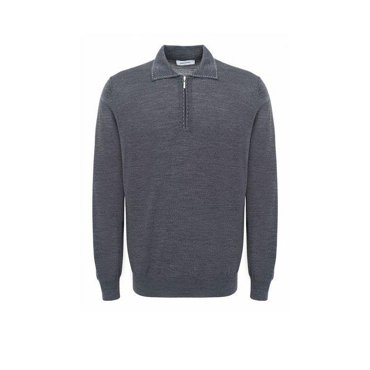  GRAN SASSO tamno sivi muški džemper