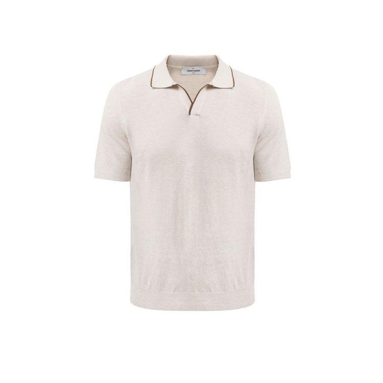 GRAN SASSO tamno bež polo muška majica