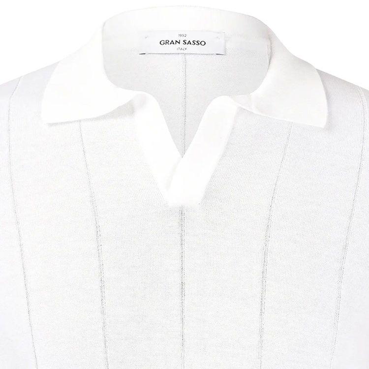 GRAN SASSO bijela polo muška majica