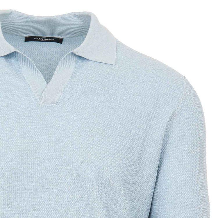 GRAN SASSO svijetlo plava polo muška majica