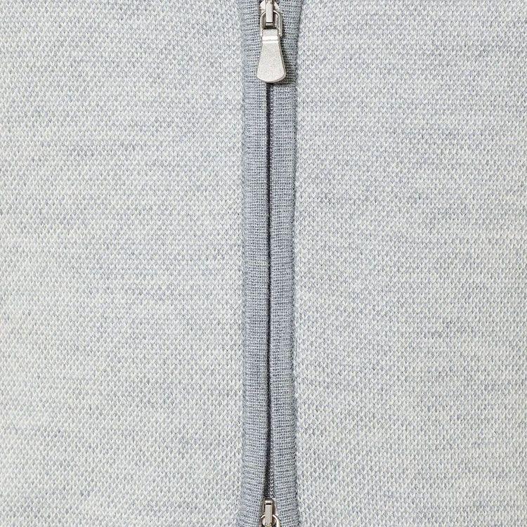 GRAN SASSO svijetlo sivi muški džemper od vune