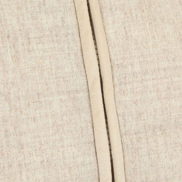 GRAN SASSO bež muška štepana jakna sa pletenim rukavima