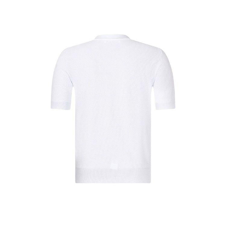 GRAN SASSO bijelo-svjetlo plava muška končana majica