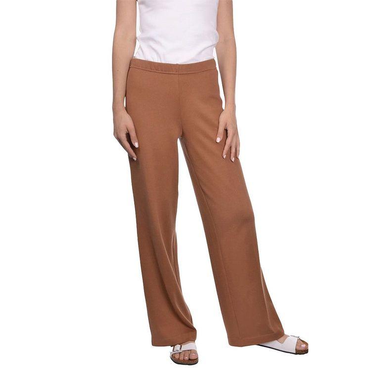 GRAN SASSO svijetlo braon ženske široke pantalone