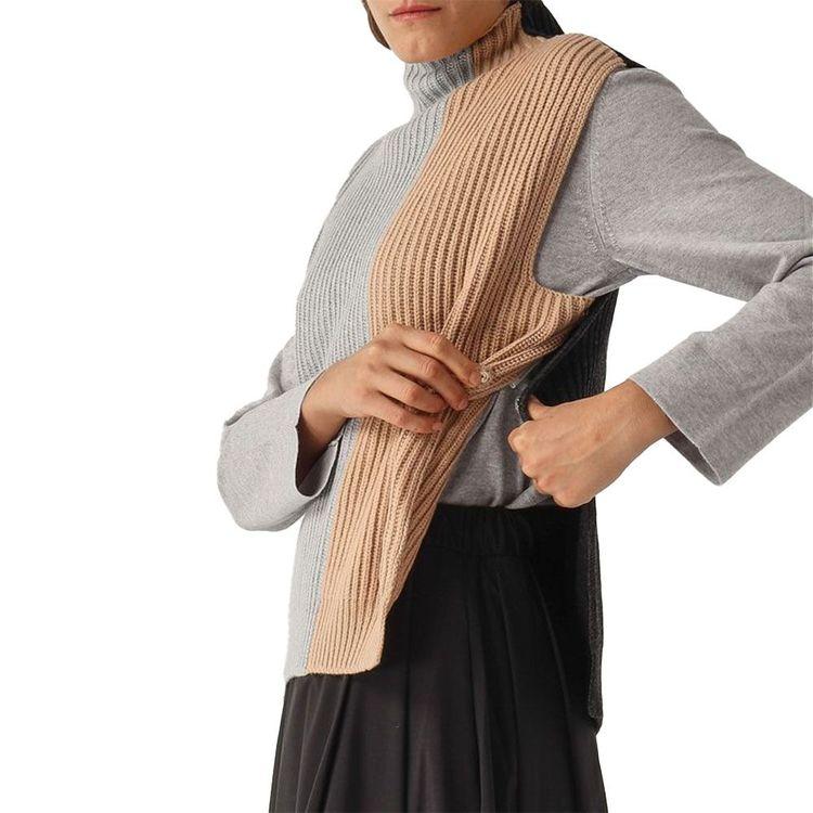 GRAN SASSO sivo-bež ženski prsluk 