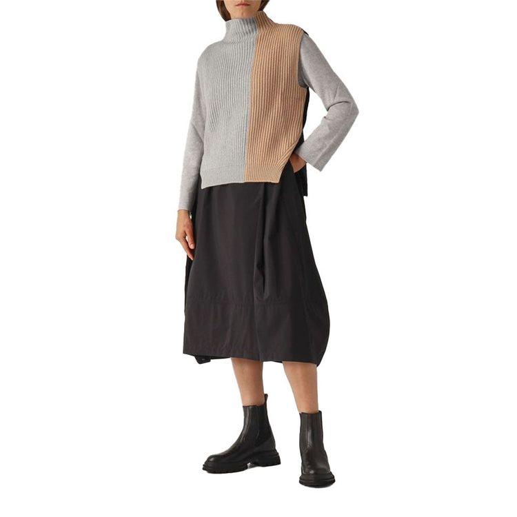 GRAN SASSO sivo-bež ženski prsluk 