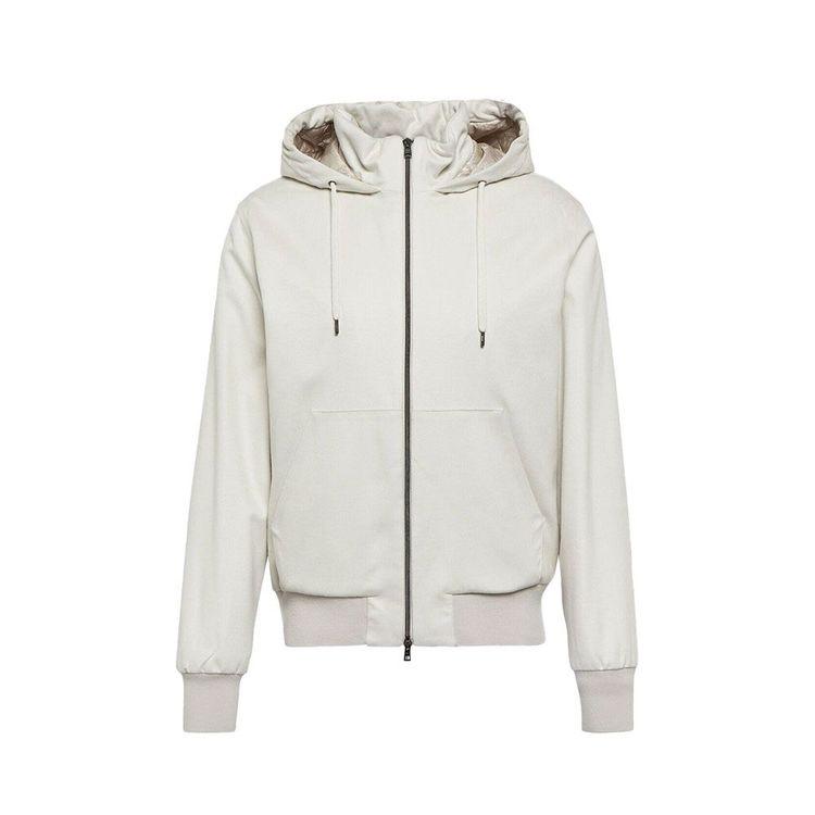 HERNO svijetlo bež muška jakna sa kapuljačom