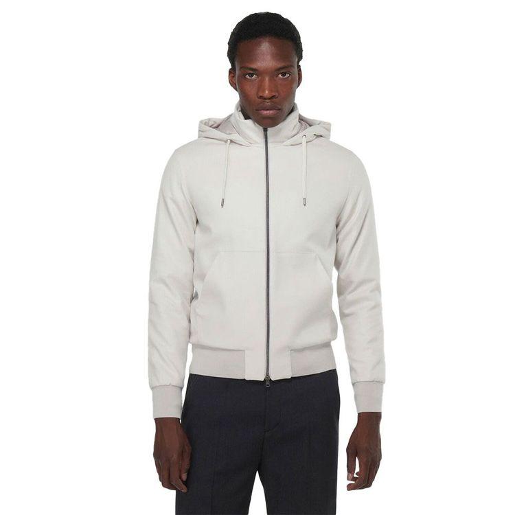 HERNO svijetlo bež muška jakna sa kapuljačom