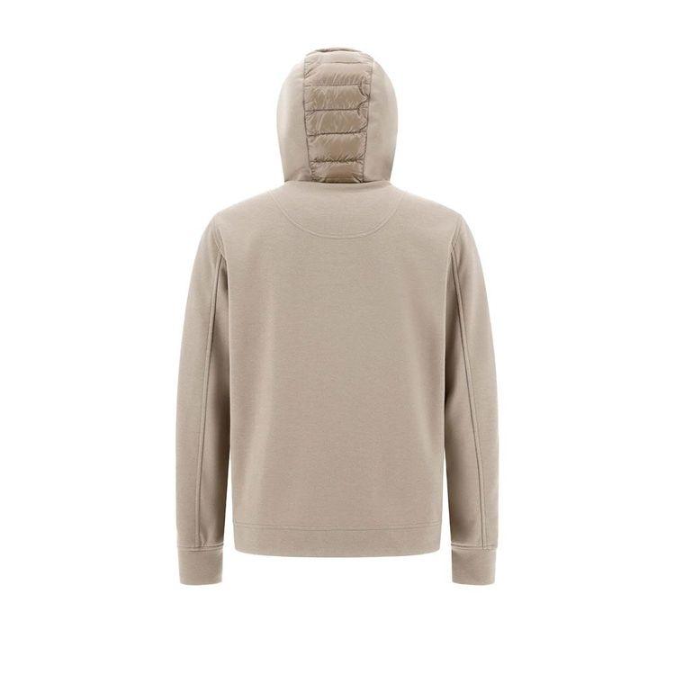 HERNO tamno bež bomber muška štepana jakna sa kapuljačom