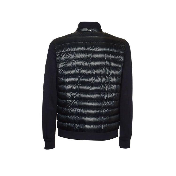 HERNO crna muška štepana jakna