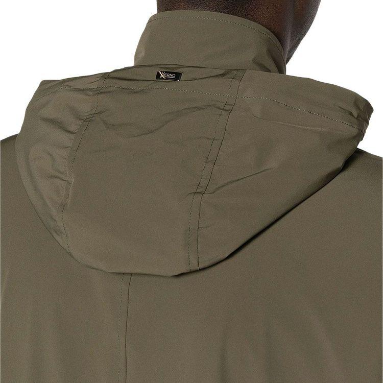 HERNO maslinasta muška jakna sa kapuljačom