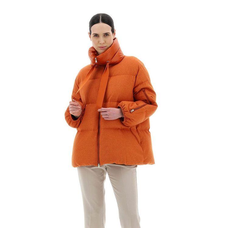 HERNO narandžasta ženska kratka jakna