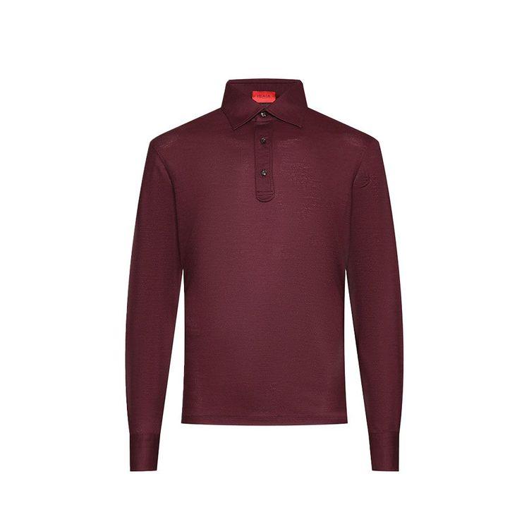 ISAIA bordo muška polo majica