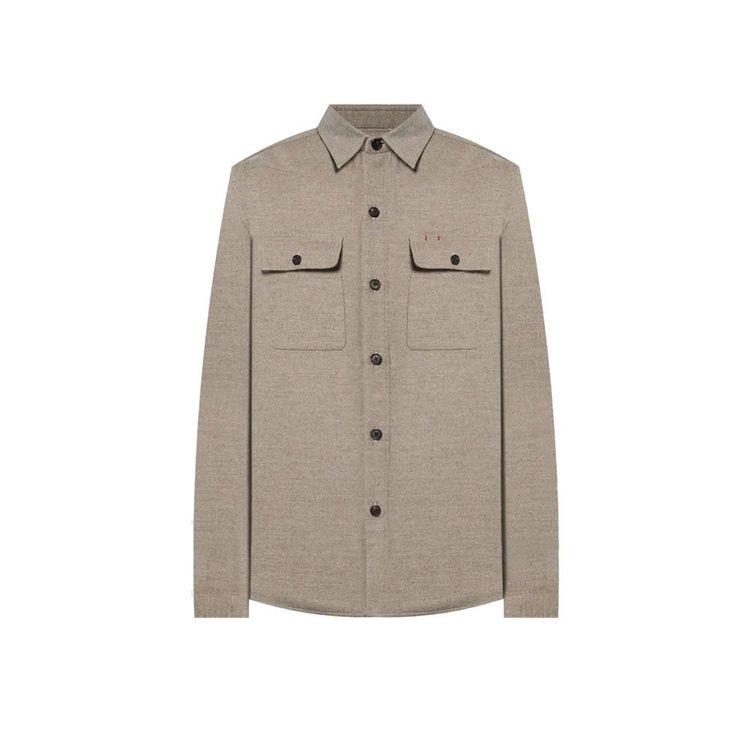 ISAIA bež muška košulja