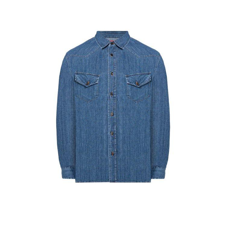 ISAIA teksas muška košulja