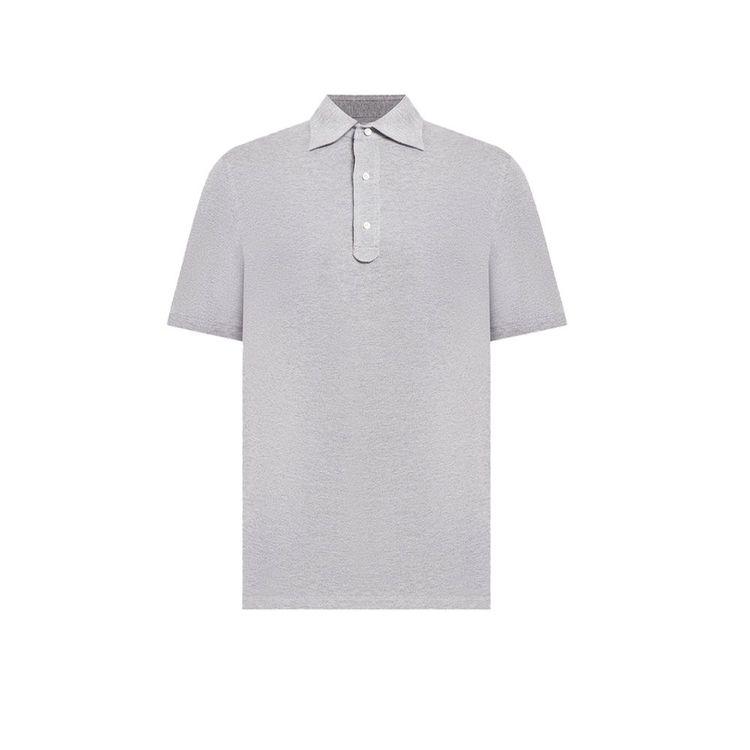 ISAIA tamno bež muška polo majica