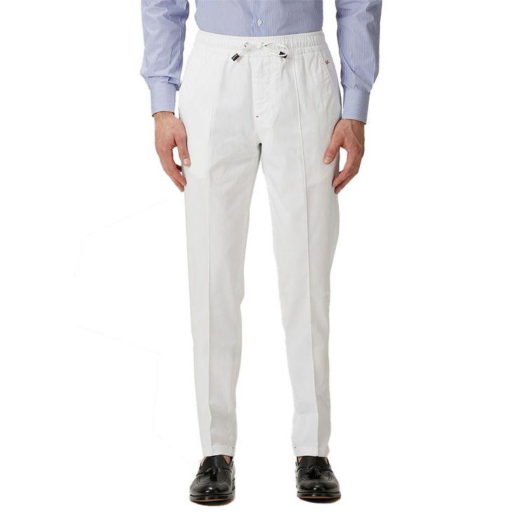 ISAIA bijele muške pantalone