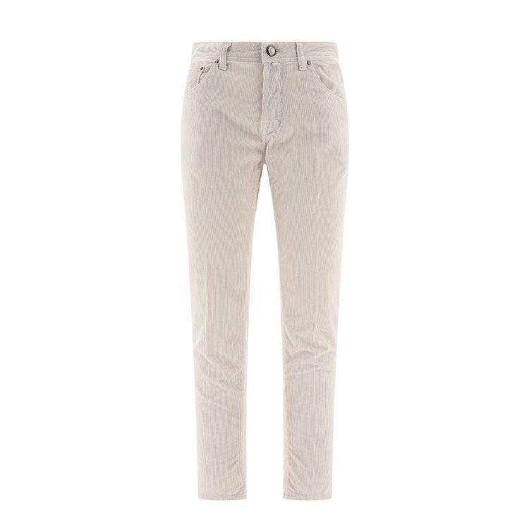JACOB COHEN svijetlo bež muške somotske pantalone