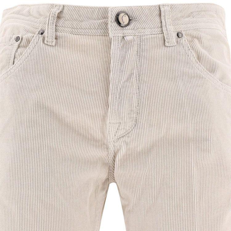 JACOB COHEN svijetlo bež muške somotske pantalone