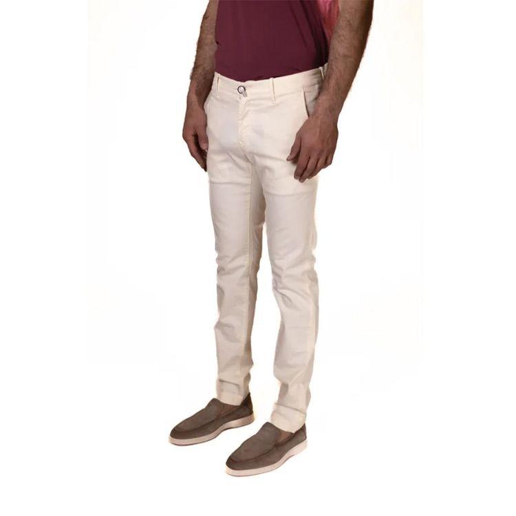 JACOB COHEN Bobby mliječno bijele muške pantalone