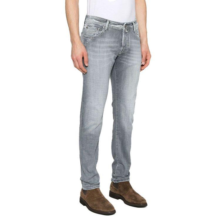 JACOB COHEN Nick Slim sive muške farmerice