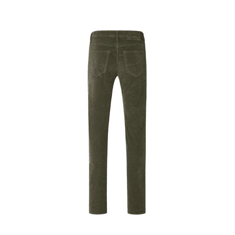JACOB COHEN maslinaste muške somot pantalone