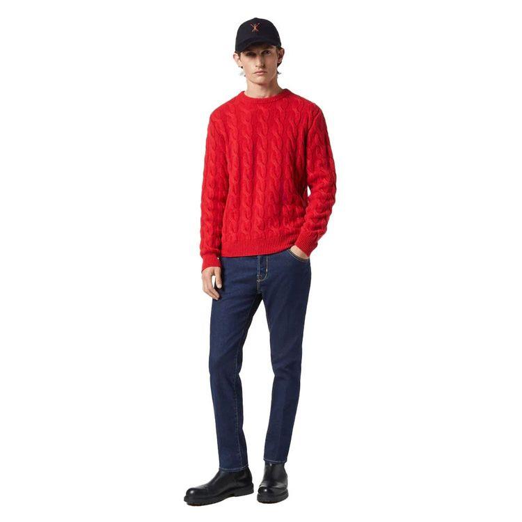 JACOB COHEN Scott Slim tamni teksas muške farmerice