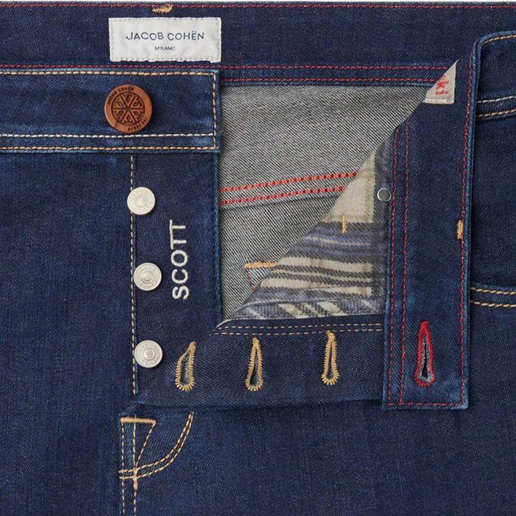 JACOB COHEN Scott Slim tamni teksas muške farmerice