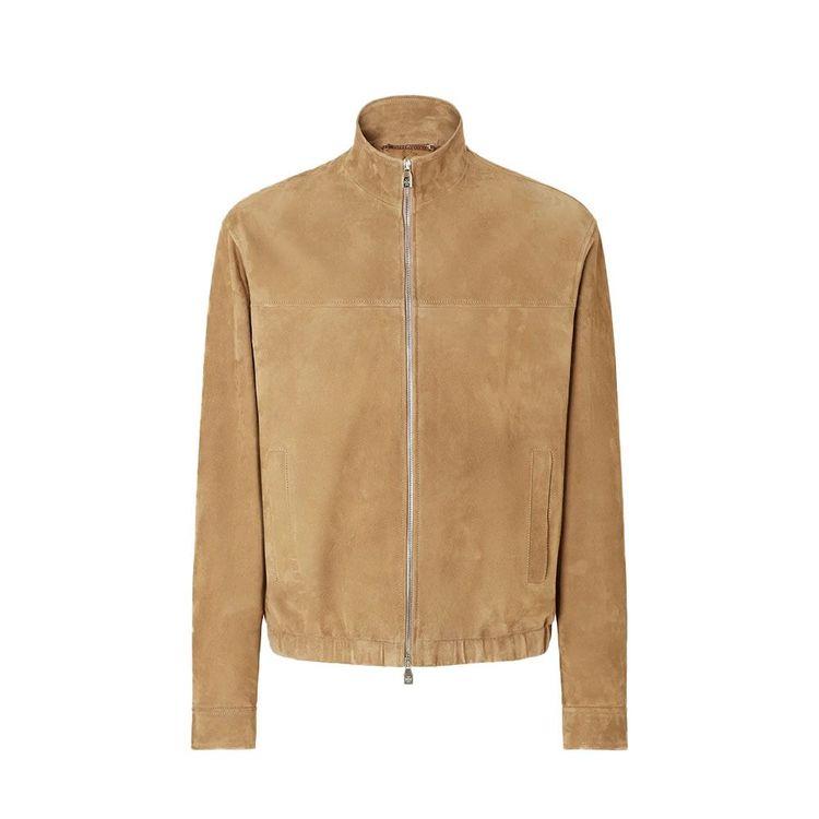 JACOB COHEN tamno bež muška jakna od antilopa