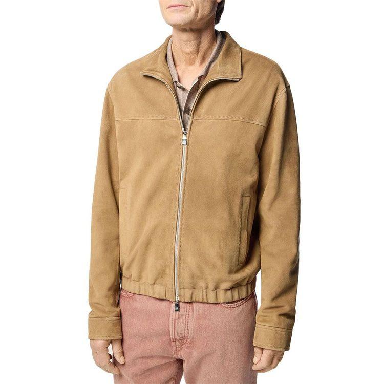 JACOB COHEN tamno bež muška jakna od antilopa