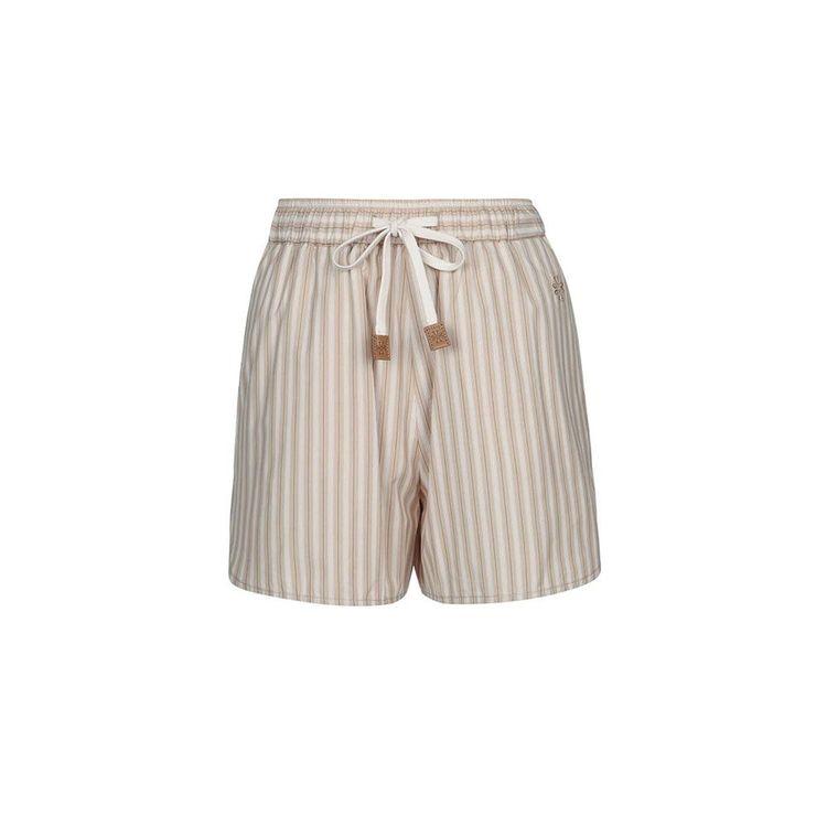 JACOB COHEN Julie braon-bijeli ženski prugasti šorts