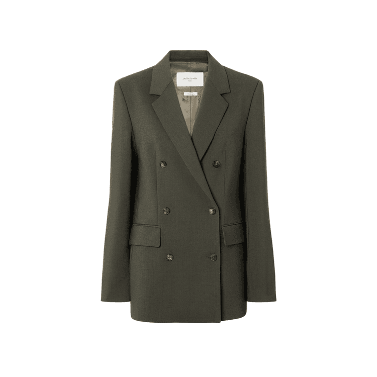 JACOB COHEN maslinasti ženski sako sa duplim kopčanjem