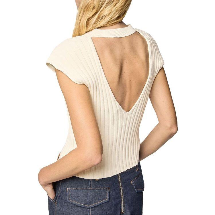 JACOB COHEN svijetlo bež ženska končana majica