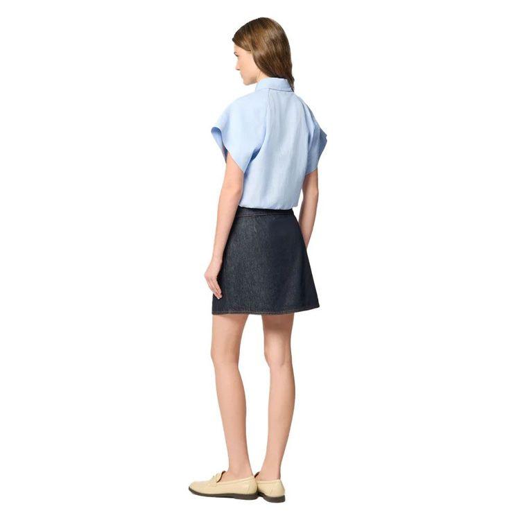 JACOB COHEN svijetloplava prugasta ženska košulja kratkih rukava