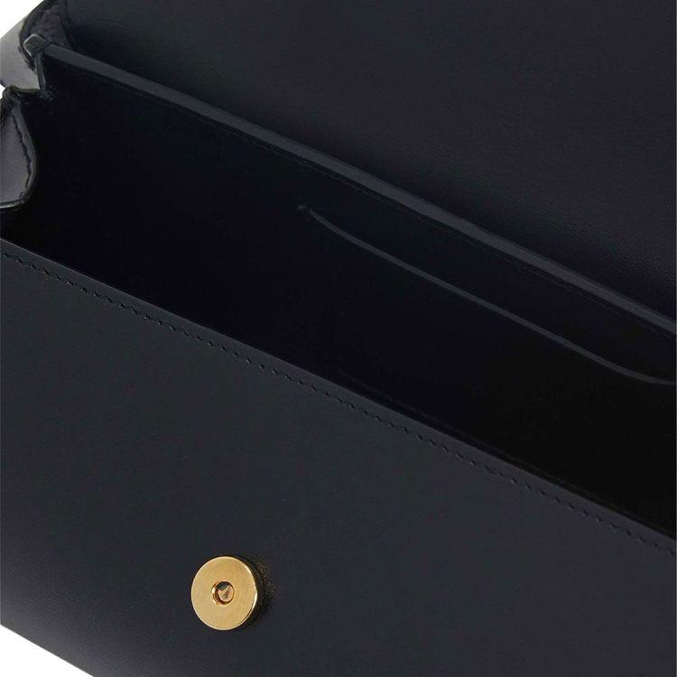 JIL SANDER Cannolo crna ženska tašna od kože