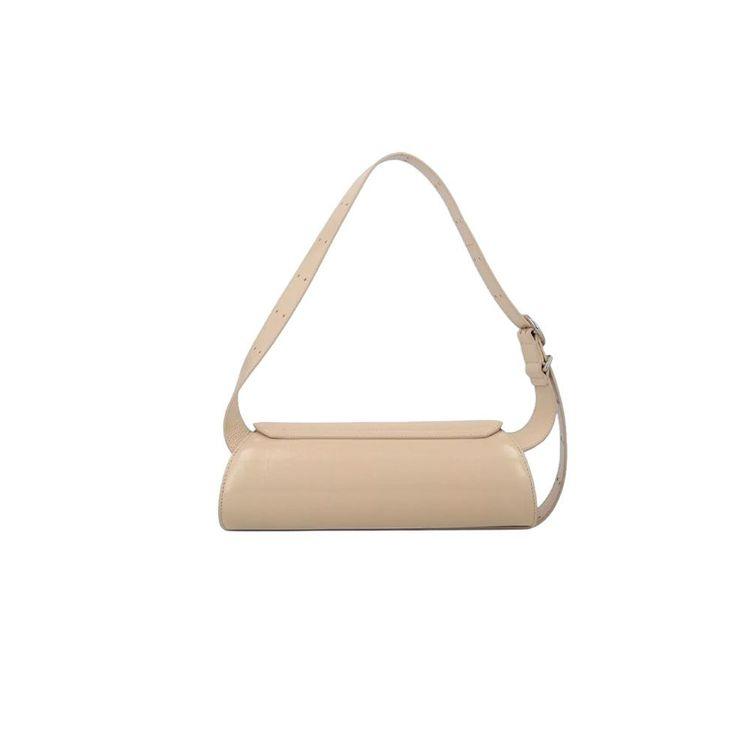 JIL SANDER Cannolo bež ženska tašna od kože