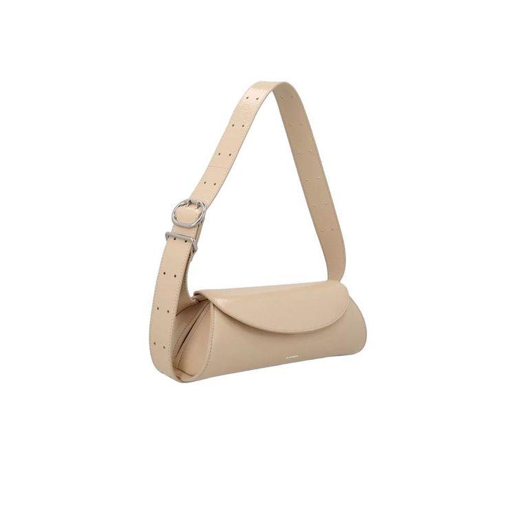 JIL SANDER Cannolo bež ženska tašna od kože