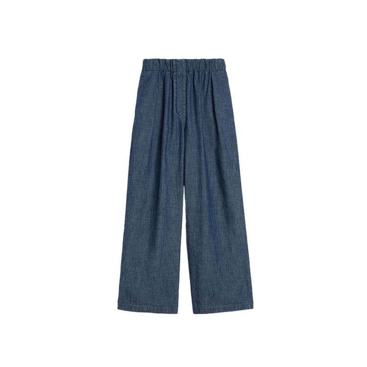 JIL SANDER teksas ženske pantalone sa lastikom u pojasu