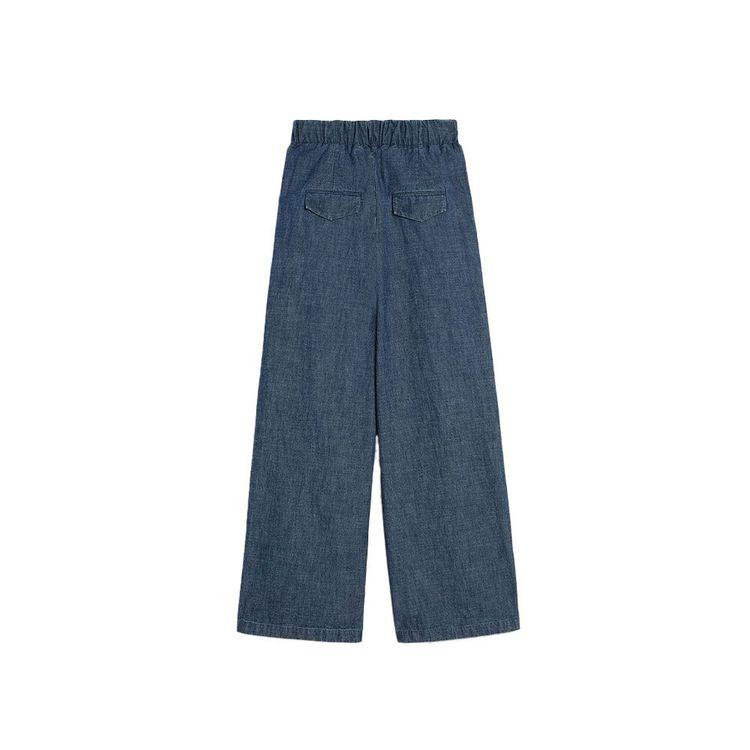 JIL SANDER teksas ženske pantalone sa lastikom u pojasu