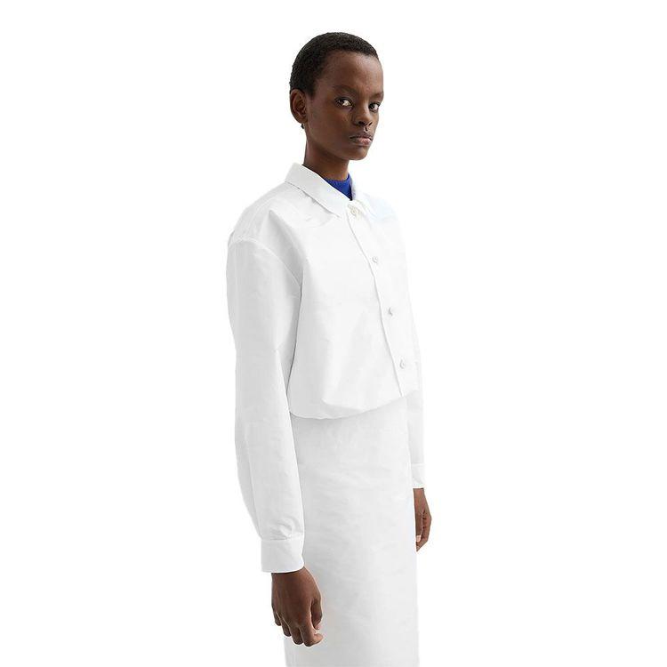 JIL SANDER bijela ženska jakna sa elastičnim porubom