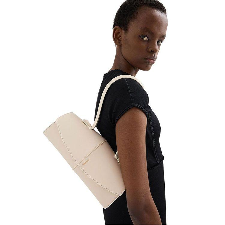 JIL SANDER svijetlo bež ženska kožna tašna