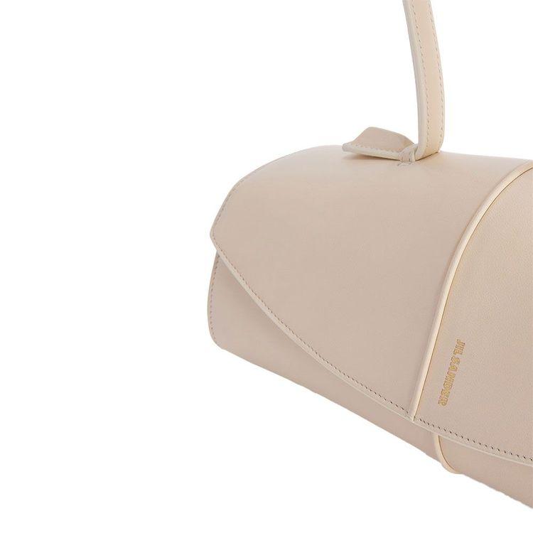 JIL SANDER svijetlo bež ženska kožna tašna