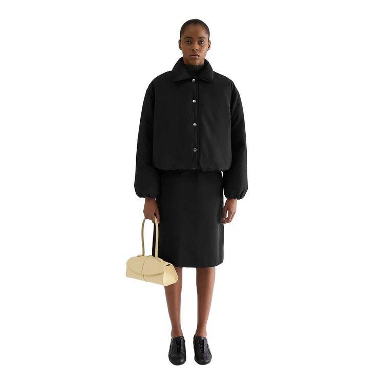 ŽJIL SANDER crna bomber ženska jakna