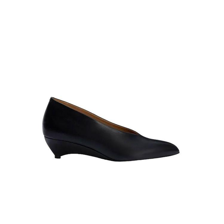 JIL SANDER crne ženske kožne cipele