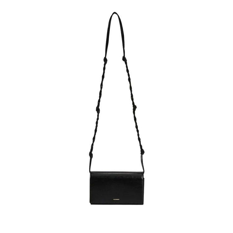 JIL SANDER Tangle Wallet crna ženska tašna