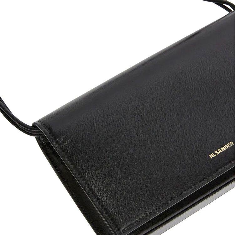 JIL SANDER Tangle Wallet crna ženska tašna