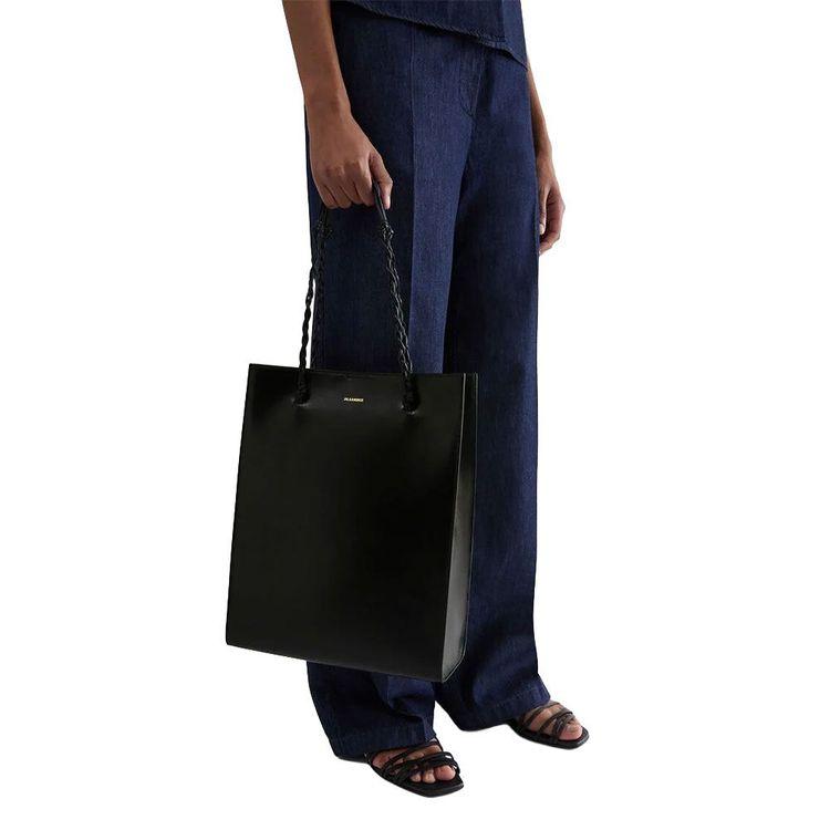 JIL SANDER Tangle Tote crna ženska tašna
