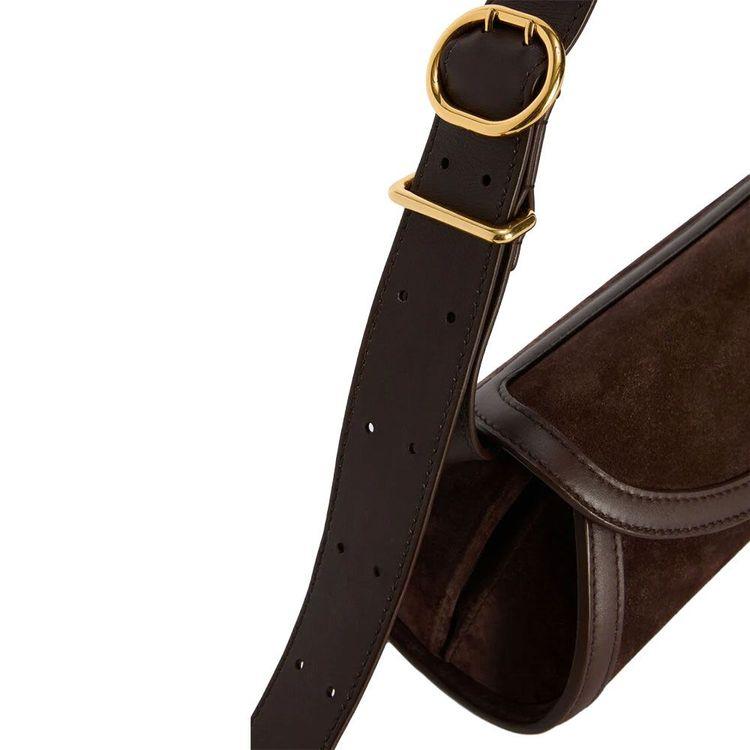 JIL SANDER Cannolo braon ženska tašna od antilopa