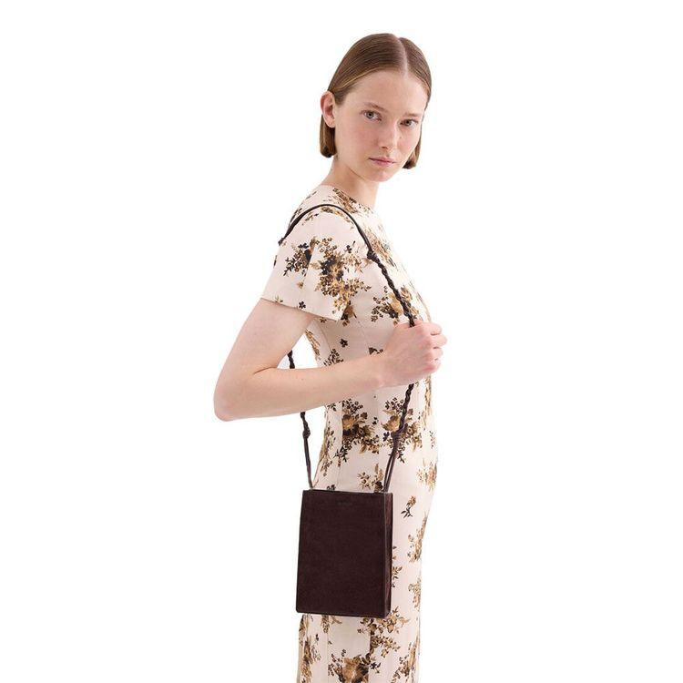 JIL SANDER Tangle Small braon ženska tašna