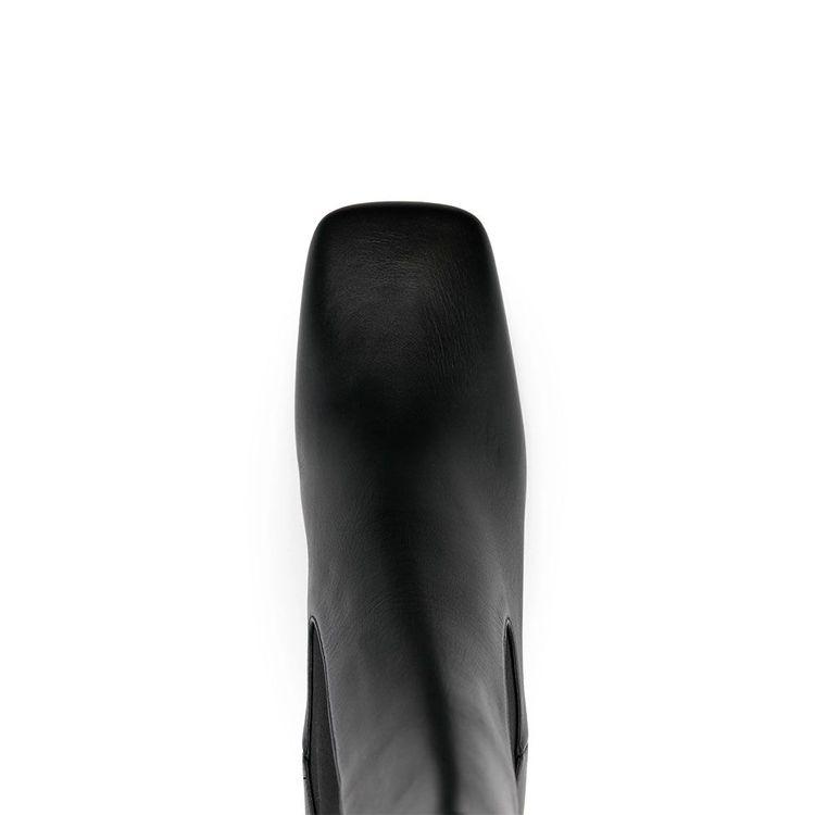 JW ANDERSON crne ženske polučizme sa zlatnom štiklom